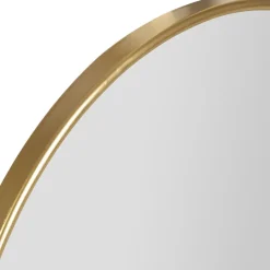 Miroir en fer doré d70cm - Arlequin