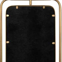 Miroir en fer et panneau de bois h169cm - Aziru
