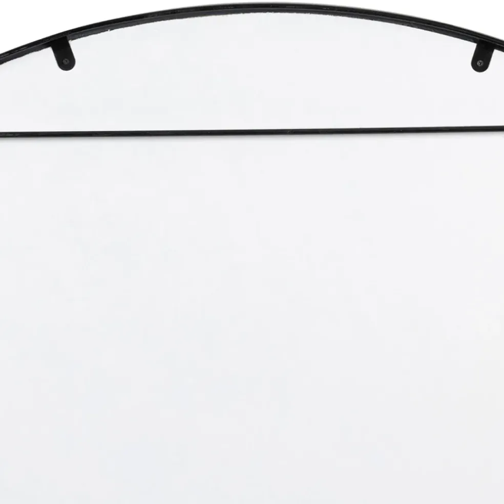 Miroir en fer noir d110cm - Arlequin