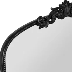 Miroir en fer noir h169cm - Dorhan