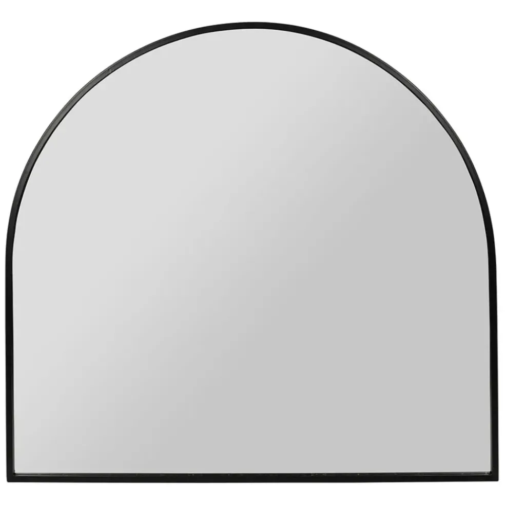 Miroir en fer noir 83.5xh79.5cm - Badria