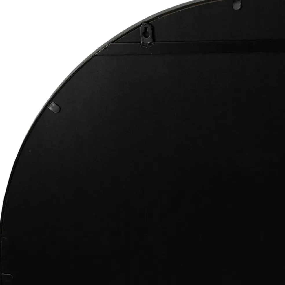 Miroir en fer noir 83.5xh79.5cm - Badria