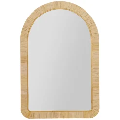 Miroir en rotin naturel 60.5x90.5cm - Rotin