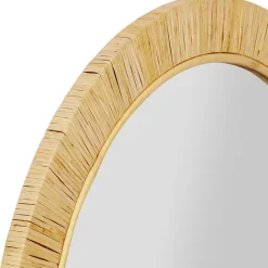 Miroir en rotin naturel 60.5x90.5cm - Rotin