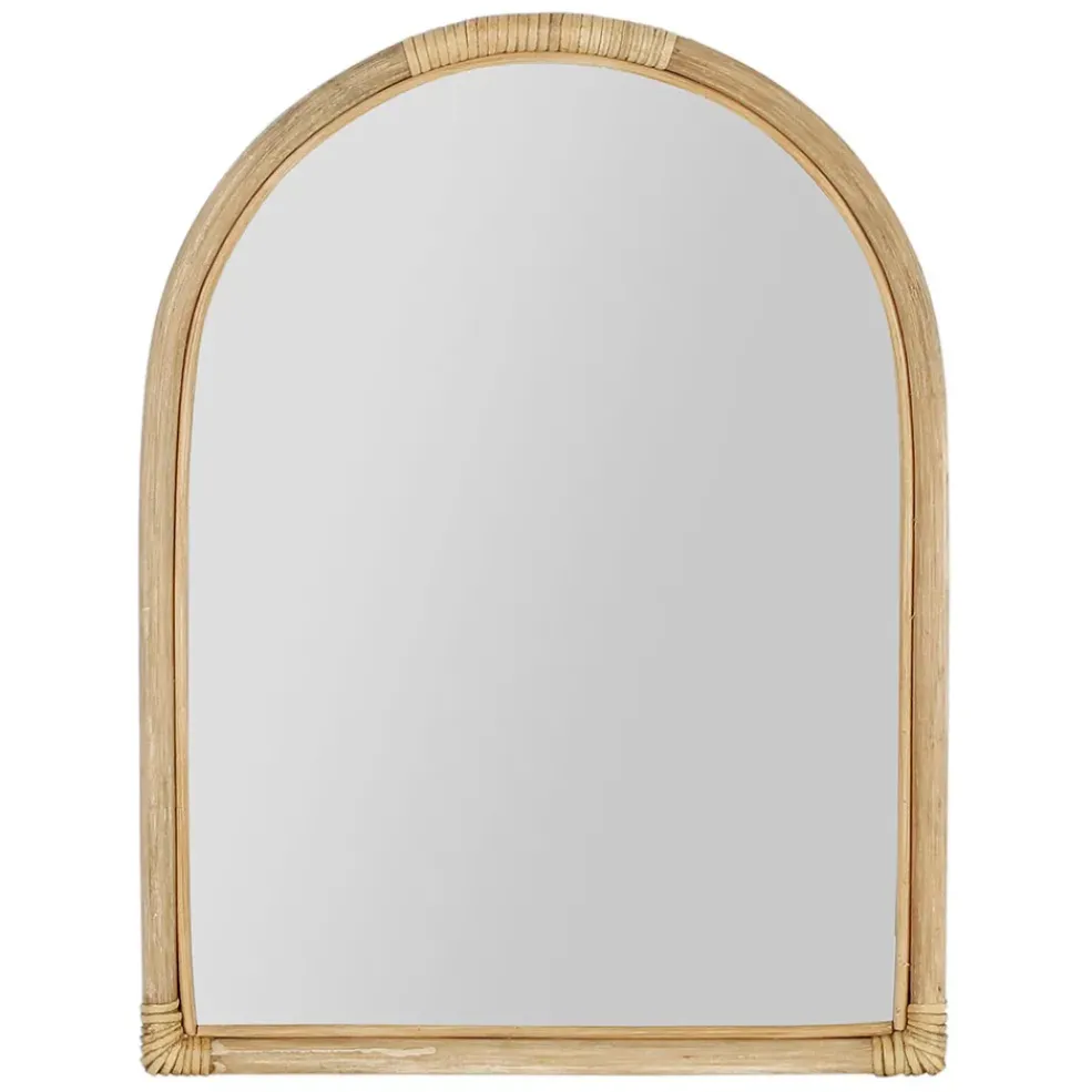 Miroir en rotin naturel 40xh53cm - Mirage