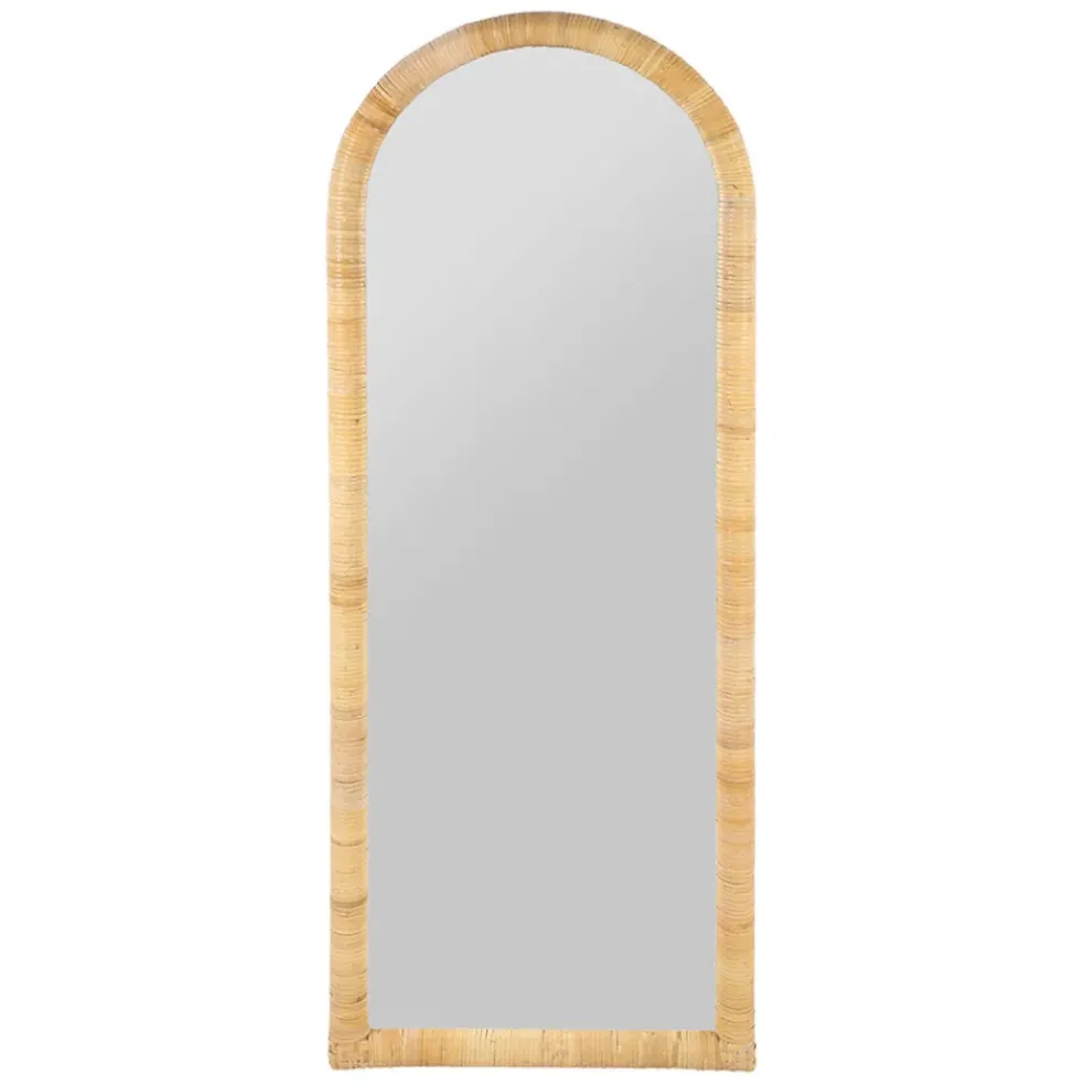 Miroir en rotin 46x124cm - Ilena