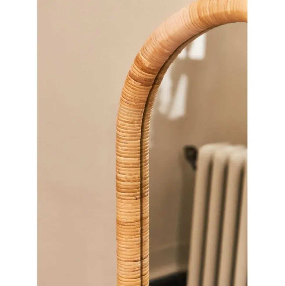 Miroir en rotin 46x124cm - Ilena