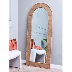 Miroir en rotin 70xh160.5cm - Tamba