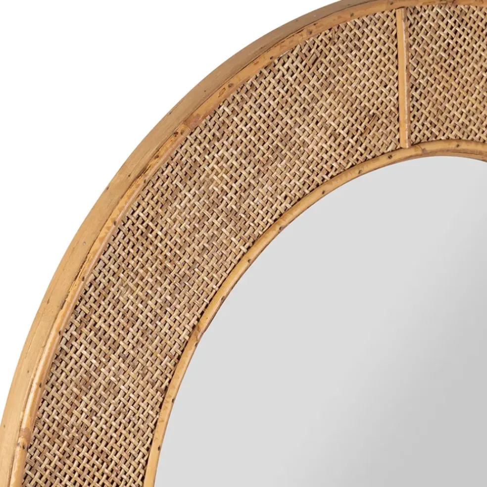 Miroir en rotin 70xh160.5cm - Tamba