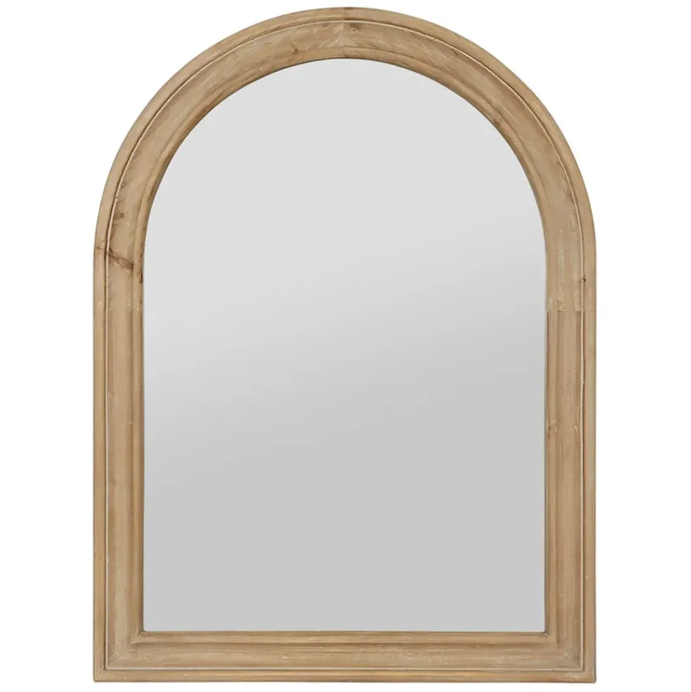 Miroir naturel foncé 60x80cm en bois de sapin - firmin