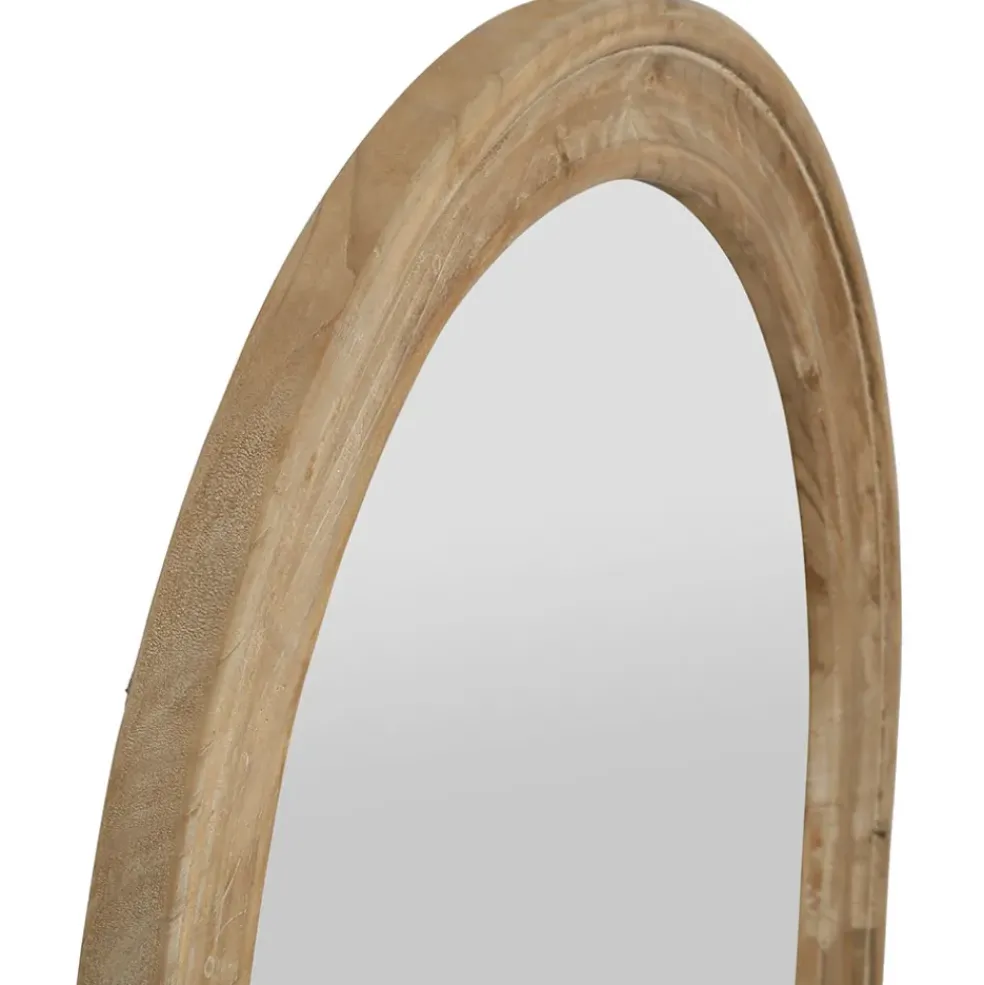 Miroir naturel foncé 60x80cm en bois de sapin - firmin
