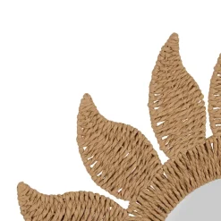 Miroir rond en corde naturel d60cm - Allegra