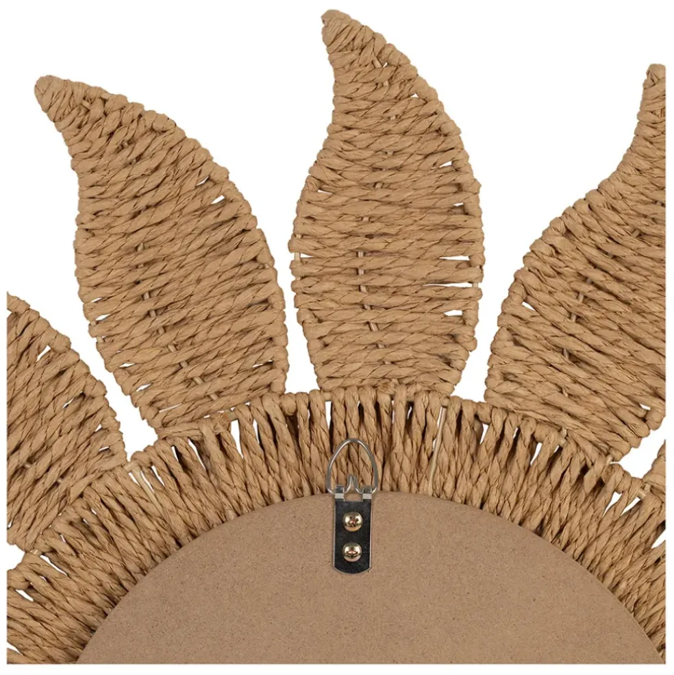 Miroir rond en corde naturel d60cm - Allegra