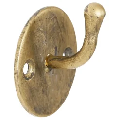 Miroir rond en fer doré - dorhan