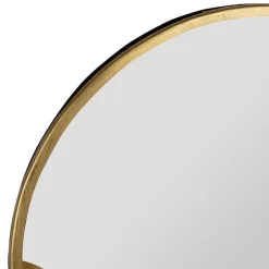 Miroir rond en laiton et miroir d25cm - Belisama