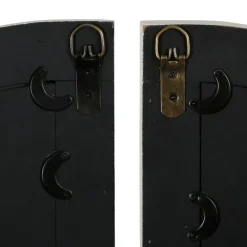 Miroirs x2 blanc patiné 40x117cm - orangerie