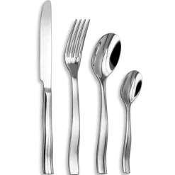 Ménagère 24 pièces en inox argent - ola