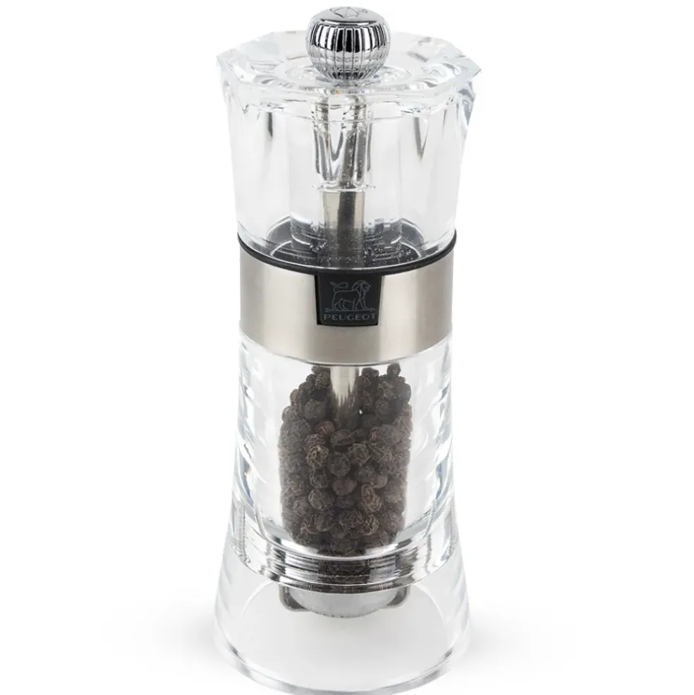 Moulin poivre oslo transparent/ inox 14cm
