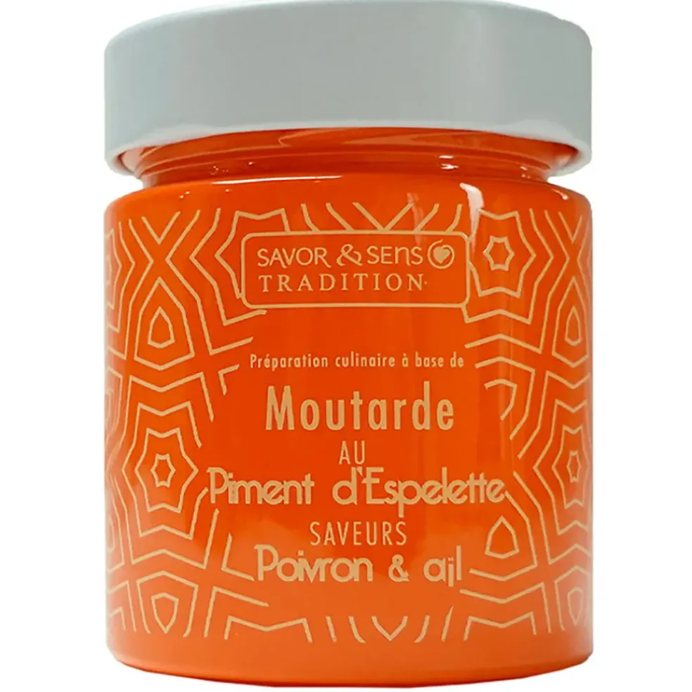 Moutarde au piment d'espelette & ail