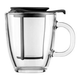 Mug avec filtre en verre trempé 35cl