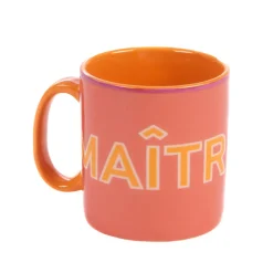 Mug en porcelaine Maitresse rose - Sunny