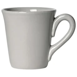Mug gris perle en faïence 50cl
