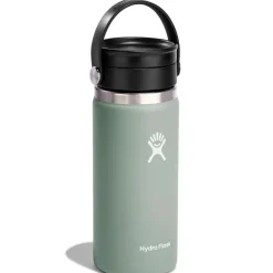 Mug isotherme bouchon flex vert agave 473ml