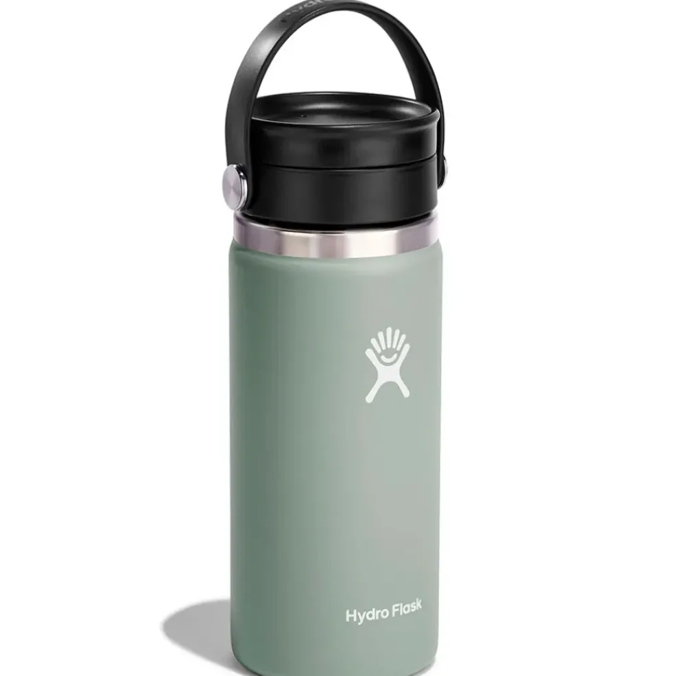 Mug isotherme bouchon flex vert agave 473ml