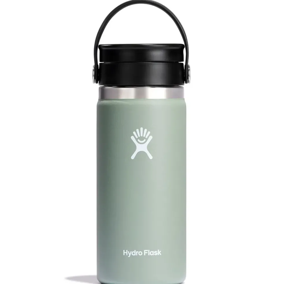 Mug isotherme bouchon flex vert agave 473ml
