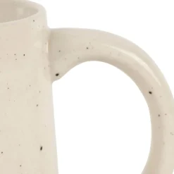 Mug Pingouin en grès blanc moucheté 35cl - Sweetdream