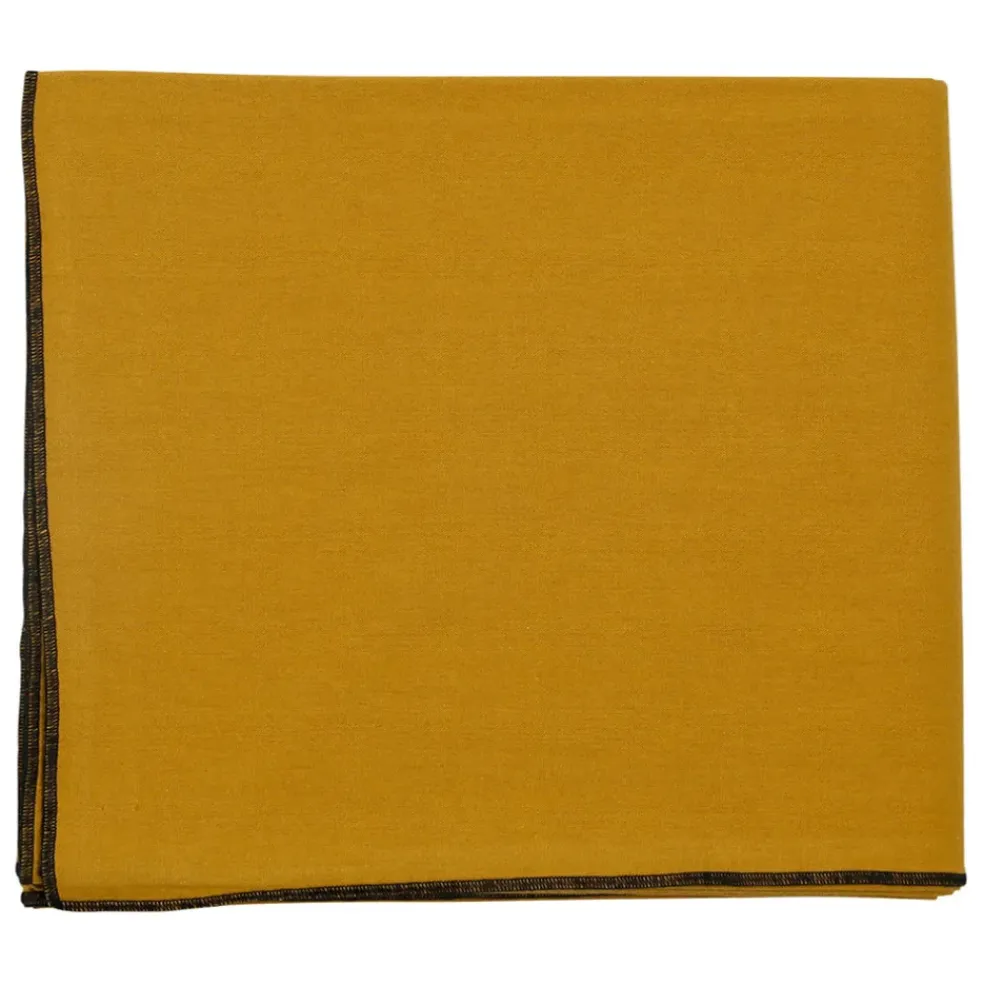 Nappe corino cumin 320x160cm coton lavé 170g/m2