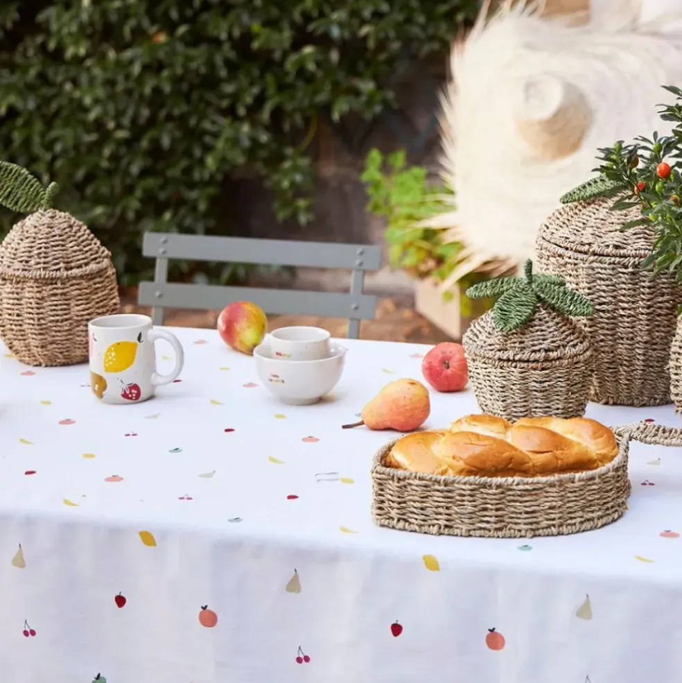 Nappe en coton multicolore 250x145cm - Les Fruits