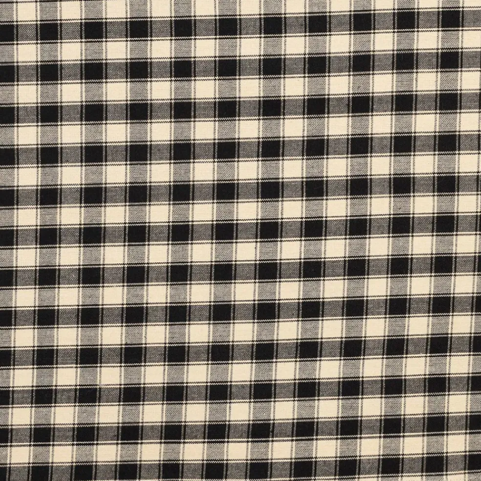 Nappe en coton noir 250x150cm - Campagne