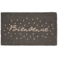 Paillasson bienvenue Gris en Coco