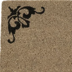 Paillasson basse cour en coco naturel 73x43cm