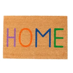 Paillasson en fibre multicolore 60x40cm - Home