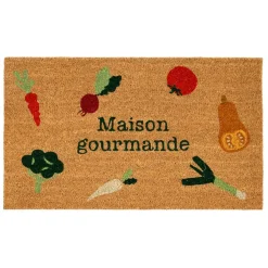 Paillasson Maison gourmande naturel 73x43cm - P'tit Légume