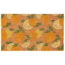 Paillasson retro summer orange et jaune 73x43cm