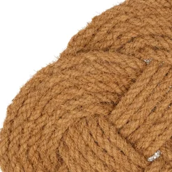 Paillasson tresse en coco naturel 75x45cm - Tresse
