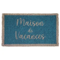 Paillasson vacances bleu