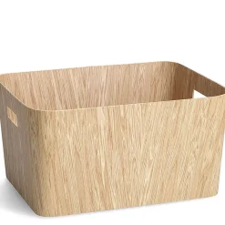 Panier en bois 40.6x30.5xh20.3cm