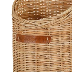 Panier mural cuisine tradition naturel en rotin