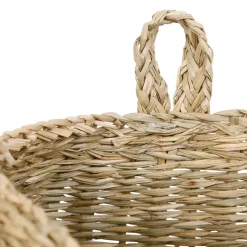 Panier mural x2 recif naturel 31x26x21 - 18x13x13cm jonc de mer