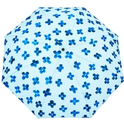 Parapluie compact manche tête de canard floral rain