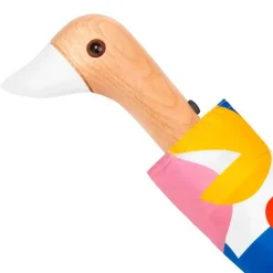 Parapluie compact manche tête de canard matisse
