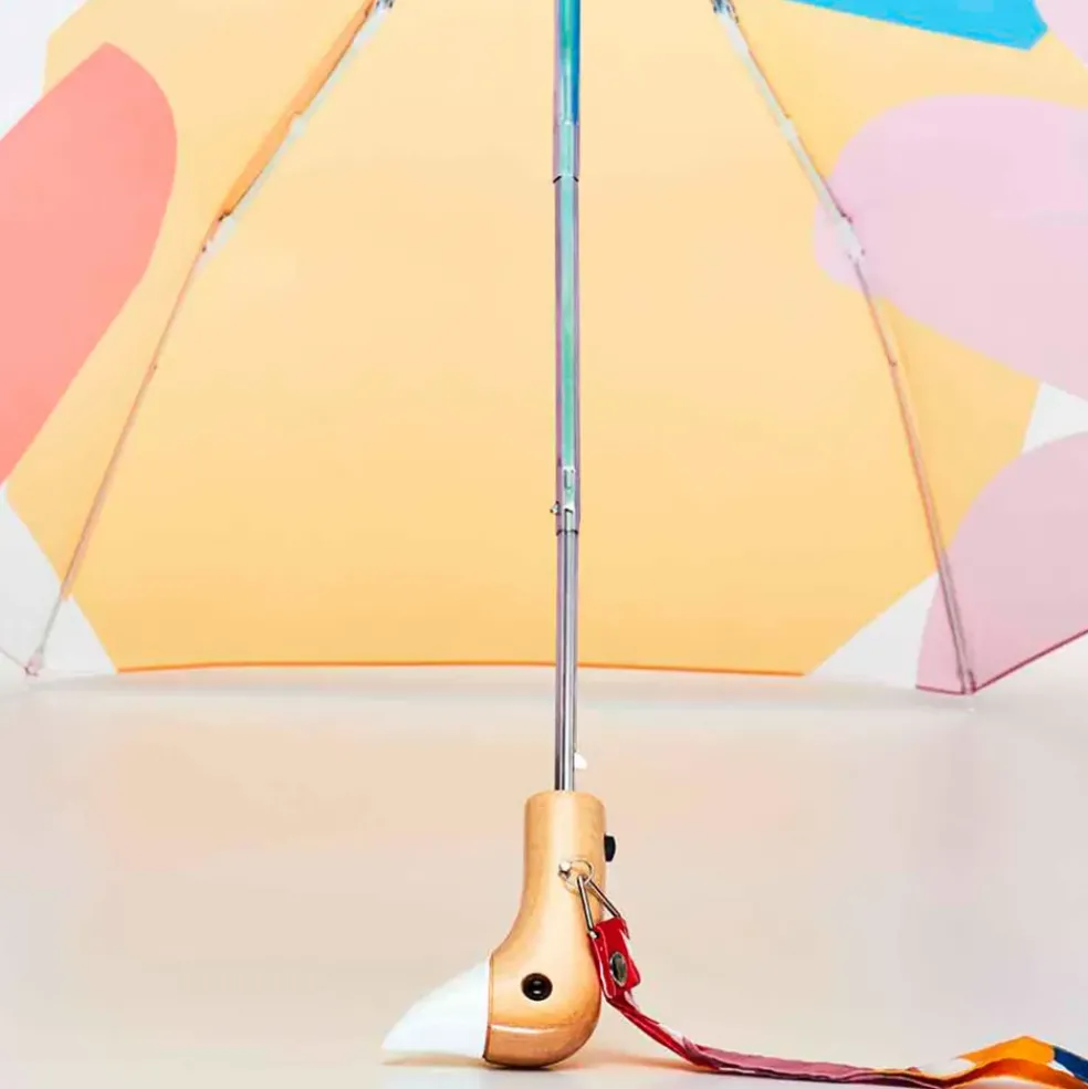 Parapluie compact manche tête de canard matisse