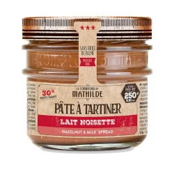 Pate à tartiner lait noisette 250g