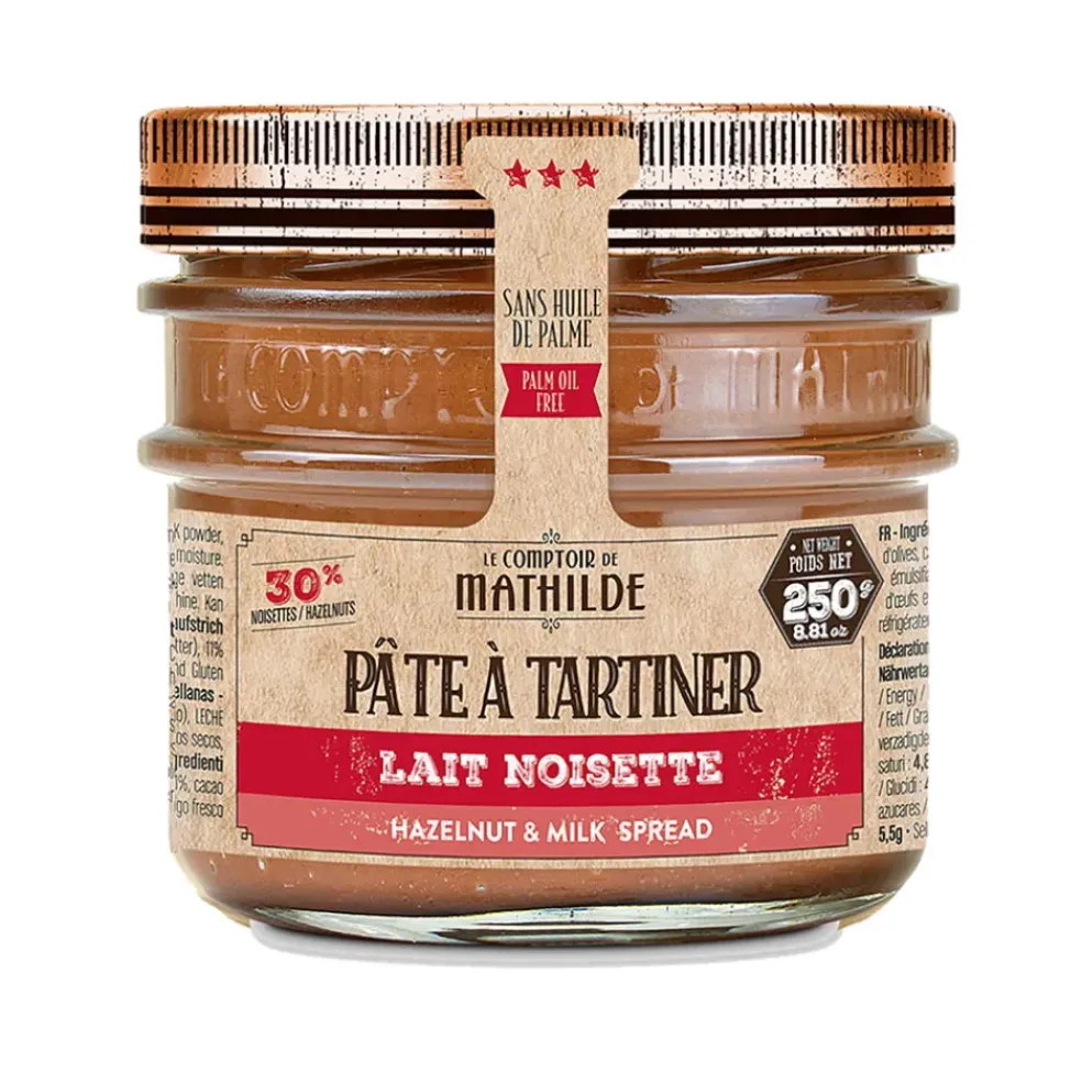 Pate à tartiner lait noisette 250g