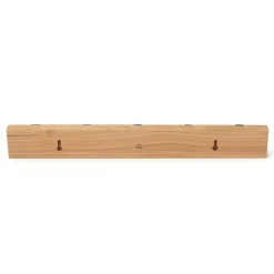 Patère 5/c rabattable noir nat