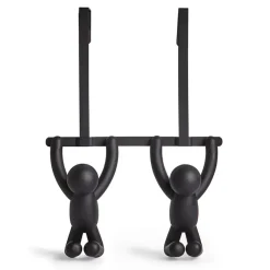 Patère porte buddy bonhomme noir